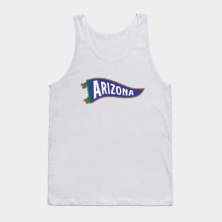 Arizona Pennant - White 2 Tank Top